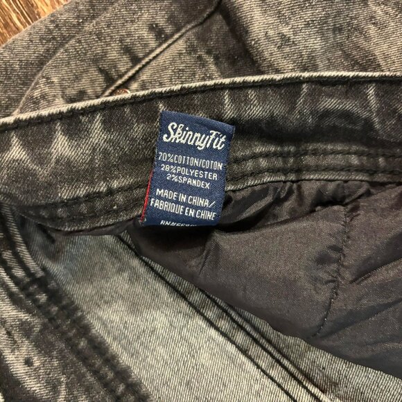 Phat Farm Y2k Grey, Stretch, Patched and distressed Size 42x30 Jeans - Picture 3 of 10